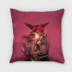 Подушка квадратная Kamina & Yoko, цвет: 3D-принт