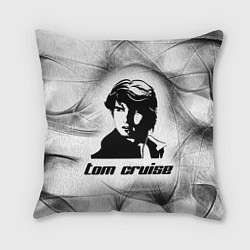 Подушка квадратная Tom Cruise famous actor, цвет: 3D-принт