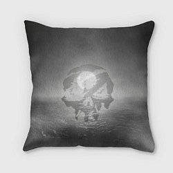 Подушка квадратная Пираты в море, цвет: 3D-принт
