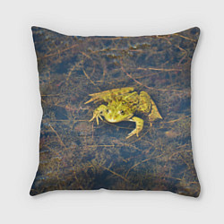 Подушка квадратная Лягушка