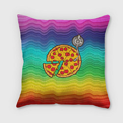 Подушка квадратная D j Пицца, цвет: 3D-принт