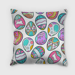 Подушка квадратная Пасхальные яйца