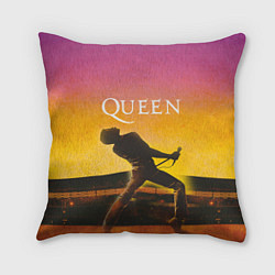 Подушка квадратная Queen Freddie Mercury Z, цвет: 3D-принт