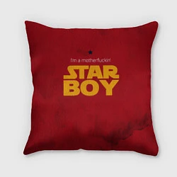 Подушка квадратная The Weeknd - Star Boy, цвет: 3D-принт
