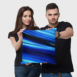 Подушка квадратная Морской, цвет: 3D-принт — фото 2