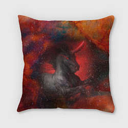 Подушка квадратная Единорог Unicorn Z, цвет: 3D-принт