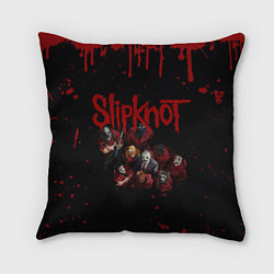 Подушка квадратная SLIPKNOT СЛИПКНОТ Z, цвет: 3D-принт