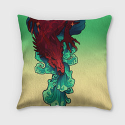 Подушка квадратная Дракон, цвет: 3D-принт