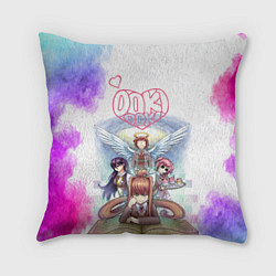 Подушка квадратная Doki Doki Доки Доки Z, цвет: 3D-принт