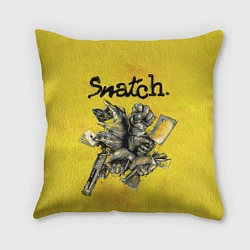 Подушка квадратная Snatch: Art, цвет: 3D-принт
