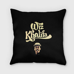 Подушка квадратная Wiz Khalifa, цвет: 3D-принт