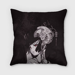 Подушка квадратная Адская девочка Энма Ай, цвет: 3D-принт