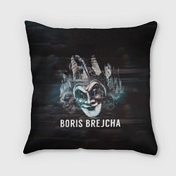 Подушка квадратная Boris Brejcha Mask, цвет: 3D-принт