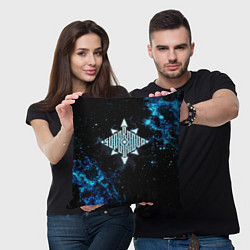 Подушка квадратная Supernova, цвет: 3D-принт — фото 2