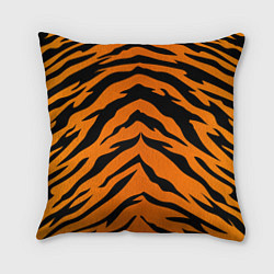 Подушка квадратная Шкура тигра, цвет: 3D-принт