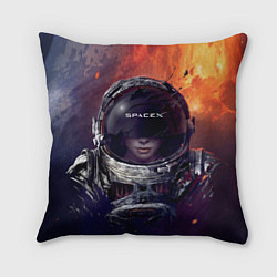 Подушка квадратная Space X Elon Musk