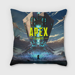 Подушка квадратная APEX Legends boom, цвет: 3D-принт