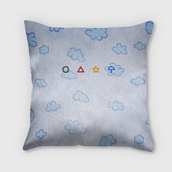 Подушка квадратная Ojingeo geim - Облака, цвет: 3D-принт