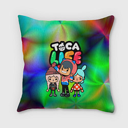 Подушка квадратная Toca Life, цвет: 3D-принт