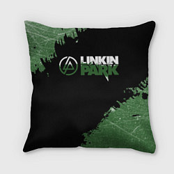 Подушка квадратная Линкин Парк в стиле Гранж Linkin Park, цвет: 3D-принт