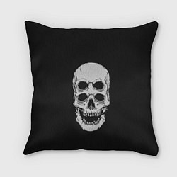 Подушка квадратная Terrible Skull, цвет: 3D-принт
