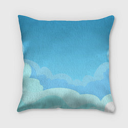 Подушка квадратная Небо после грозы, цвет: 3D-принт