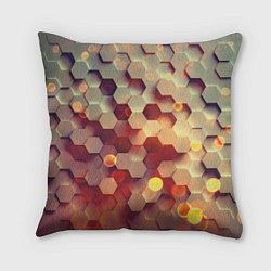 Подушка квадратная 3Д фигуры, цвет: 3D-принт