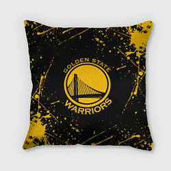 Подушка квадратная GOLDEN STATE WARRIORS? , БРЫЗГИ КРАСОК