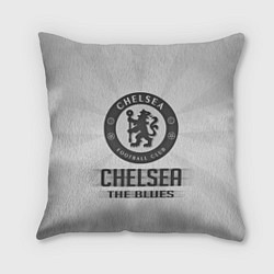 Подушка квадратная Chelsea FC Graphite Theme, цвет: 3D-принт