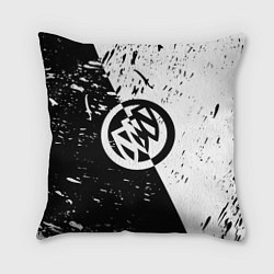 Подушка квадратная Buick Black and White Grunge, цвет: 3D-принт