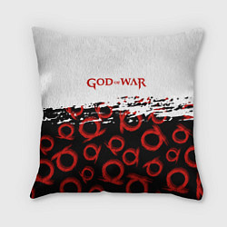 Подушка квадратная God of War Logo Pattern