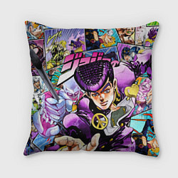 Подушка квадратная JoJos Bizarre Adventure: Josuke