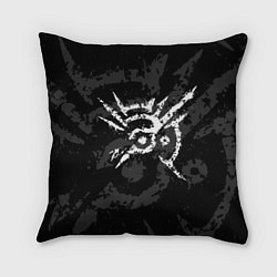 Подушка квадратная DISHONORED КОРВО АТАНО МЕТКА, КЛЕЙМО ЧУЖОГО