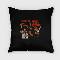 Подушка квадратная Sheer Heart Attack - Queen, цвет: 3D-принт