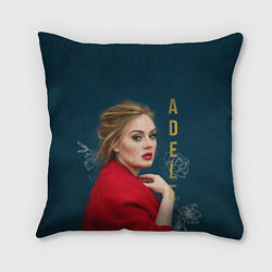 Подушка квадратная Portrait Adele, цвет: 3D-принт