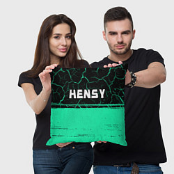 Подушка квадратная Hensy - Краска, цвет: 3D-принт — фото 2