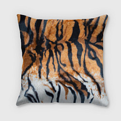 Подушка квадратная Шкура тигра Новый год 2022, цвет: 3D-принт