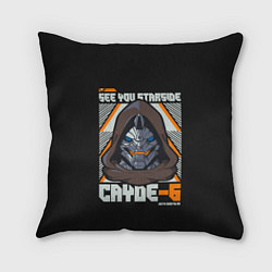 Подушка квадратная Cayde-6 арт, цвет: 3D-принт