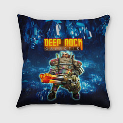 Подушка квадратная Deep Rock Galactic Gunner
