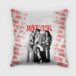 Подушка квадратная MANESKIN POSTER СОСТАВ ГРУППЫ