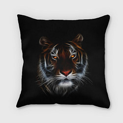 Подушка квадратная Тигр в Темноте Глаза Зверя, цвет: 3D-принт