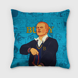 Подушка квадратная Bully, Джимми Хопкинс, цвет: 3D-принт