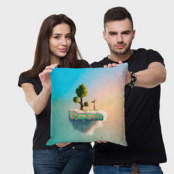 Подушка квадратная Облако в Террарии, цвет: 3D-принт — фото 2