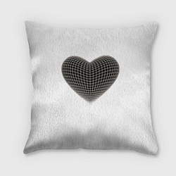 Подушка квадратная HEART PRINT, цвет: 3D-принт