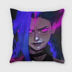 Подушка квадратная League Of Legends Arcane ДЖИНКС Jinx Powder