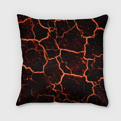 Подушка квадратная Раскаленная лаваhot lava, цвет: 3D-принт