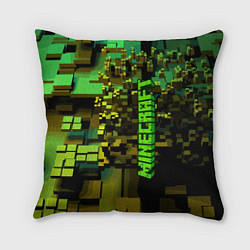 Подушка квадратная Minecraft, pattern 2022, цвет: 3D-принт