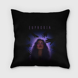 Подушка квадратная Euphoria Rue, цвет: 3D-принт