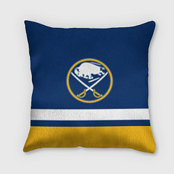 Подушка квадратная Buffalo Sabres, Баффало Сейберз, цвет: 3D-принт