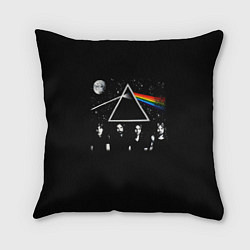 Подушка квадратная PINK FLOYD LOGO ПИНК ФЛОЙД НЕБО